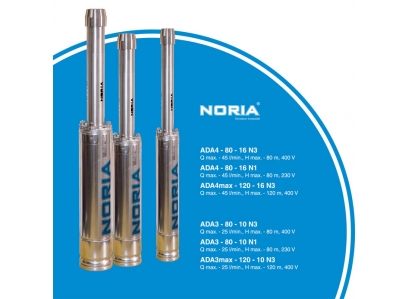 ADA4-80-16 N3, dlžka kábla 20m, Ponorné čerpadlo, 400V NEREZ