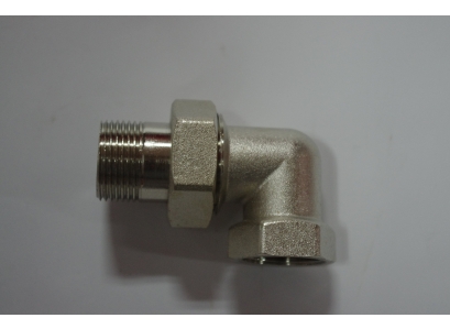 Šrobenie chrómové rohové 1/2" niklované