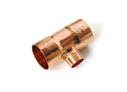 CU T-KUS redukcia 22x15x22 meď na pájku 5130r