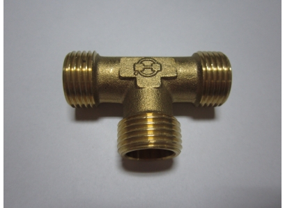 T Kus mosadzný MMM 1/2"