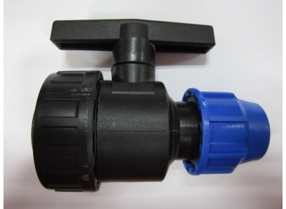 Guľový kohut PVC-U na PE ZD 25x1"