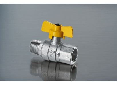 Ventil guľový PLYN 1" MF motýľ