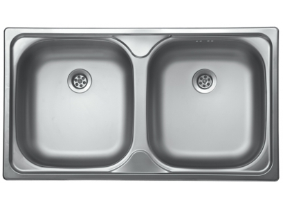 Nerezový drez CLASSIC N 189, dvojvaničkový