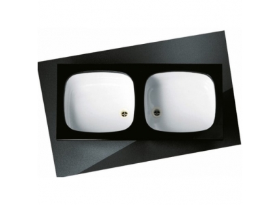 Nedostupný Drez smaltovaný s rámom dvojdielnym 2/2 537 momentálne nedostupny