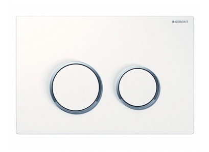 Tlačidlo SIGMA 20 biela/lesk/biela 115.882.KJ.1