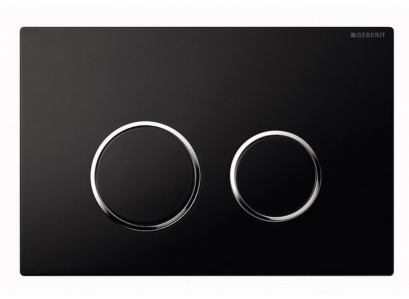 Tlačidlo SIGMA 20 čierna/lesk.chr./čierna