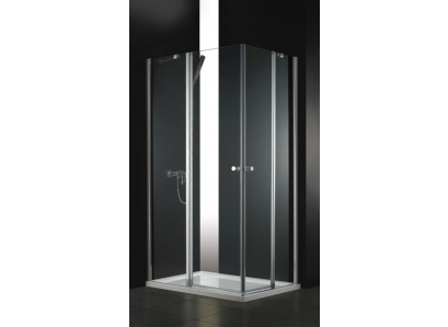 Sprchovací kút GLASS R14 100x80 číre