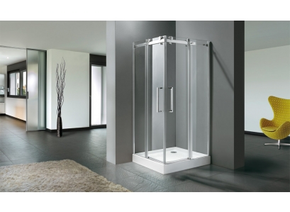 Sprchovací kút TEKNO A4 CH 90,číre sklo(62)