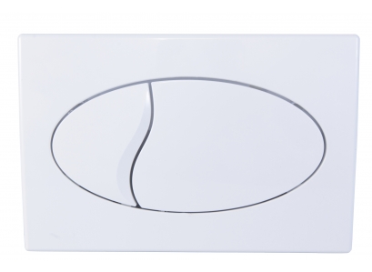 STYRON tlačidlo závesné WC BIELE ovál STY801-1