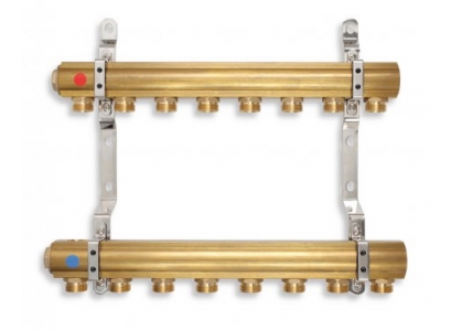 Rozdeľovač hladký 8-vývodov  1"x3/4"