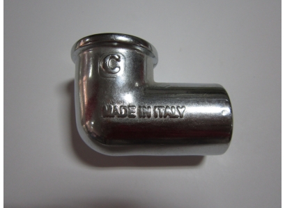 Koleno redukované 092 chróm 1"x3/4" FF