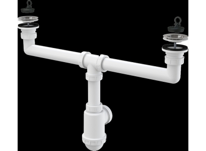 Sifón DVOJDREZ s ner.mriežk.A 449