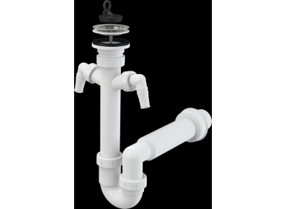 Sifón drez.s ner.mriežkou+2xpríp.A820