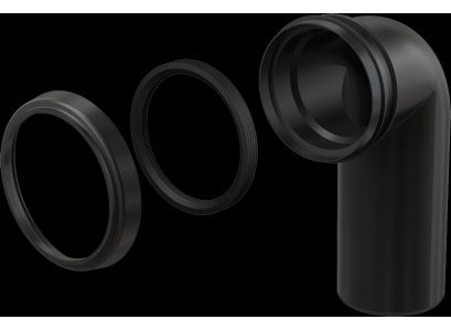 Alca plast koleno odpadu 90/90