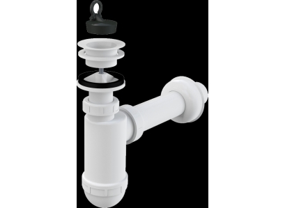 Sifón umýv.s plast.mriežou A42,DN 40