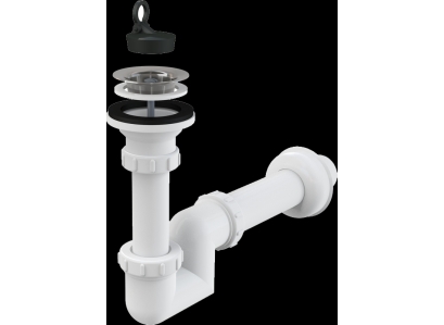 Sifón umyv."S" s ner.mriež. A 412,DN 40