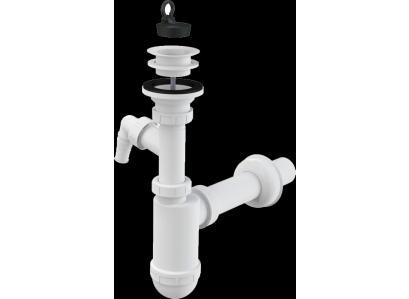 Sifón umýv.plast s prípojkou  A42P,DN40