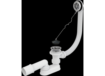 Sifón vaňový CHRÓM A501-zátka+reťaz