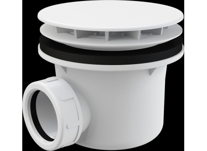 Sifón vaničkový A49B BIELY-pr.90mm