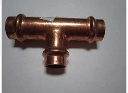 CU T-KUS meď 28x22x22 LISOVACÍ RZ 9131 VODA