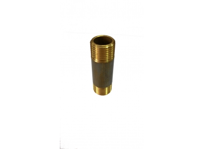 Mosadzná spojka 1/2" x 70mm obojstran.ZV