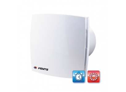 Ventilátor bez žal.+čas.  VENTS 100LDTL,gul.lož.