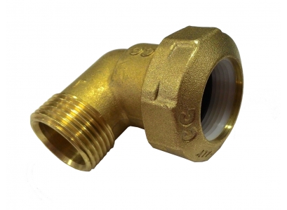 PE Koleno MOSADZ 25x3/4" ZV