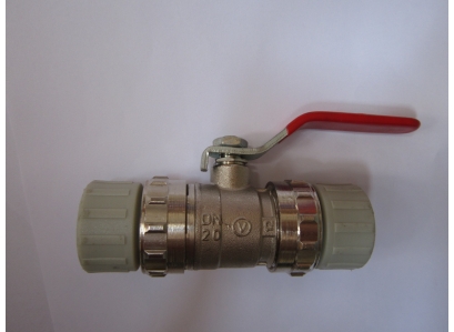 PPR Guľový kohut 25x25 so ŠROBENÍM