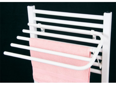 Sušiak uterákov na rebr.rad rovný biely VZORKA