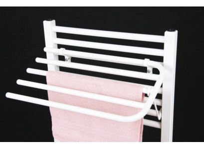Sušiak uterákov na rebr.radiat.ovál,biel