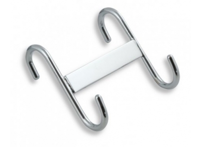 Dvojháčik na rebrík.radiátor  CHRÓM