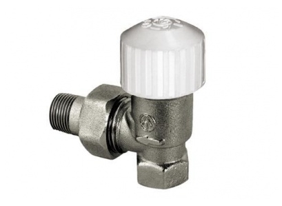 Term. ventil rad. rohový 1/2" ZT22 BIELY