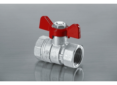 Guľový kohut  1" FF motýľ VODA