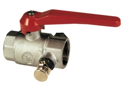 Guľový kohut s odvodn. 3/4" FF paka VODA