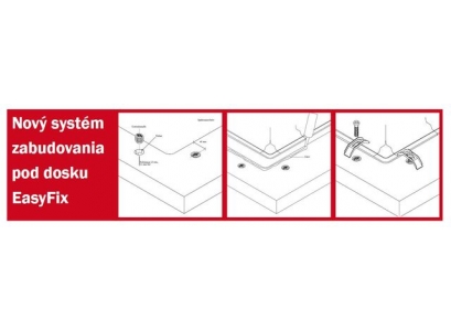 EASY FIX,zabudovanie pod prac dosku