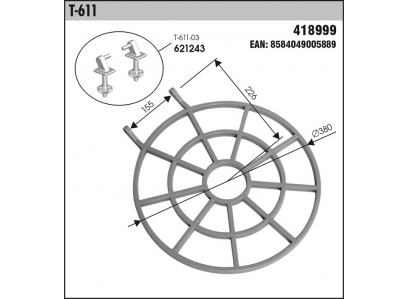 Plastová mriežka na stacionárnnu výlevku