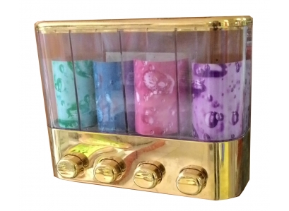 Dávkovač mydla 4-dielny ZLATO 1,5l