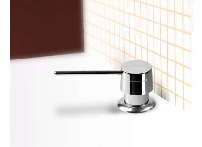 Zápustný dávkovač mydla chróm