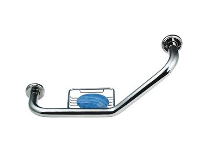 Nást.madlo ohnuté chróm 23x23cm+mydeln.