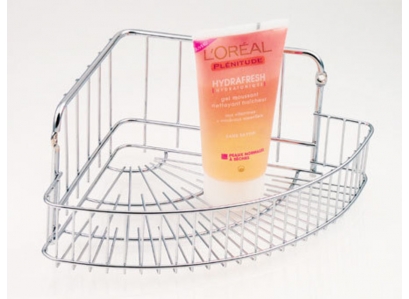 Rohová polička s 1 plochou 22x22x11