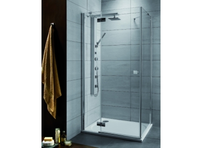 Spr.kút ALMATEA KDJ 90x90 chróm-číry Ľ