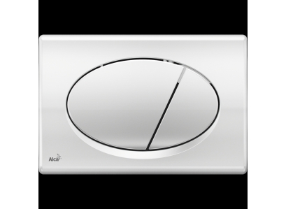 Tlačítko DUAL lesklý chróm M71