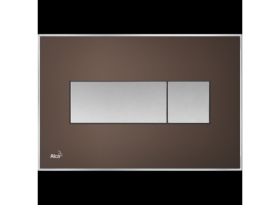 Tlačidlo Alcaplast M1373 tmavohnedé