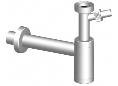 Umýv.polsifón s prípoj. P-968/l DN 40