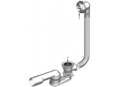 Vaň.sifón CHRÓM  T 1438 - zátka+reť.