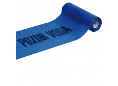 Výstražná fólia "POZOR VODA" 300mmx100m