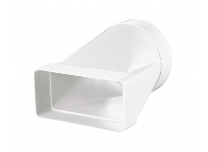 Prechod plochý-kruhový - 60x204-125mm