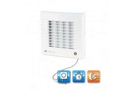 Ventilátor so žal.,šnúr.+časov.VENTS 125MAVT