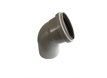 Koleno 32/67 PVC-U s gumeným tesnením