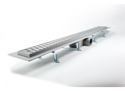 STYRON spr.žľab+rošt 80cm nerez MEDIUM